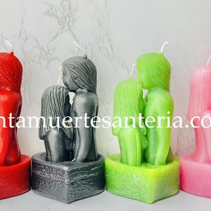 Mini Come Closer Couple Candles/Velas Mini Ven Mas Cercas