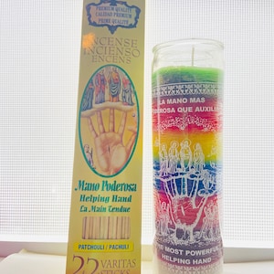 The Most Powerful Helping Hand Prepared Candle | La Mano Mas Poderosa Que Auxilia Vela Preparada