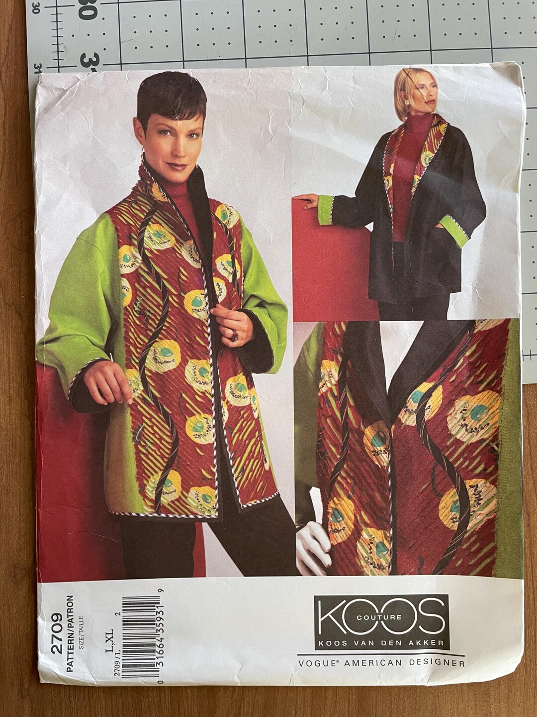 Misses Reversible Jacket Pattern, Koos Couture 2709 - Etsy