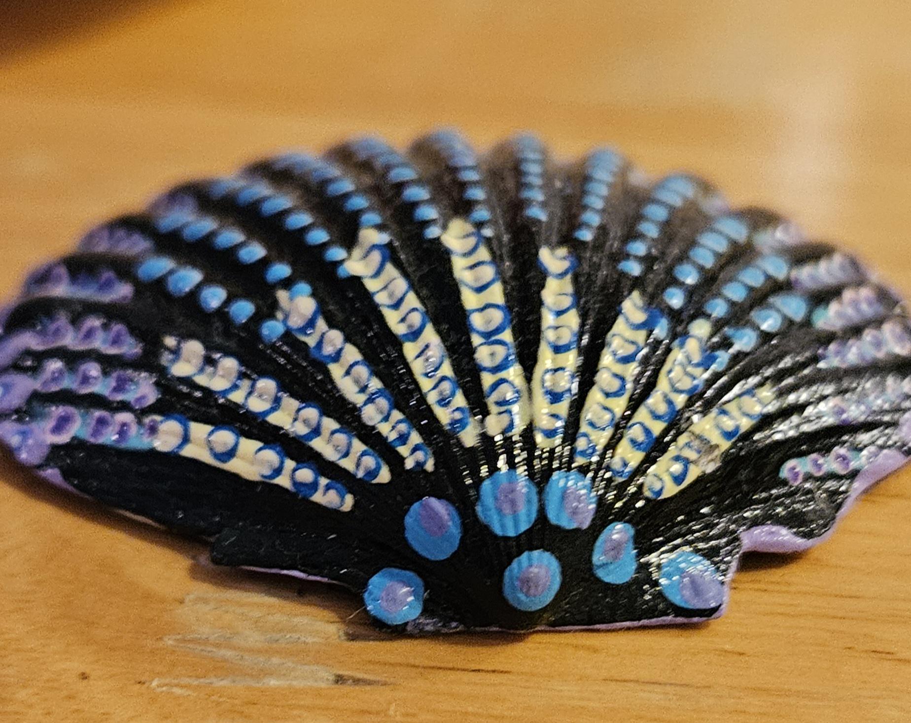 Unique** Cape Cod Hand-painted Scallop Shell - Etsy