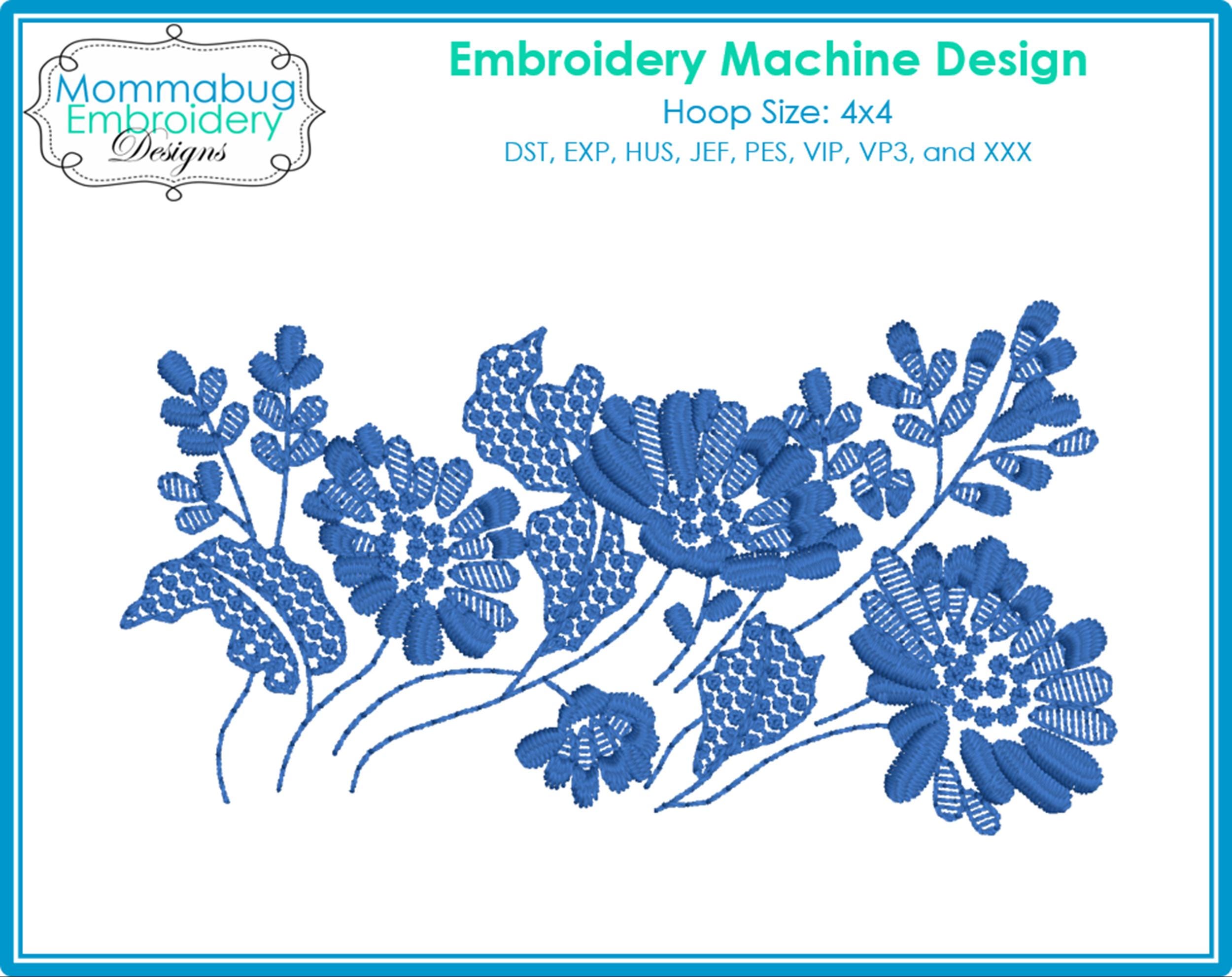 Pyrex Colonial Mist DIGITAL Embroidery Machine Design File - Etsy