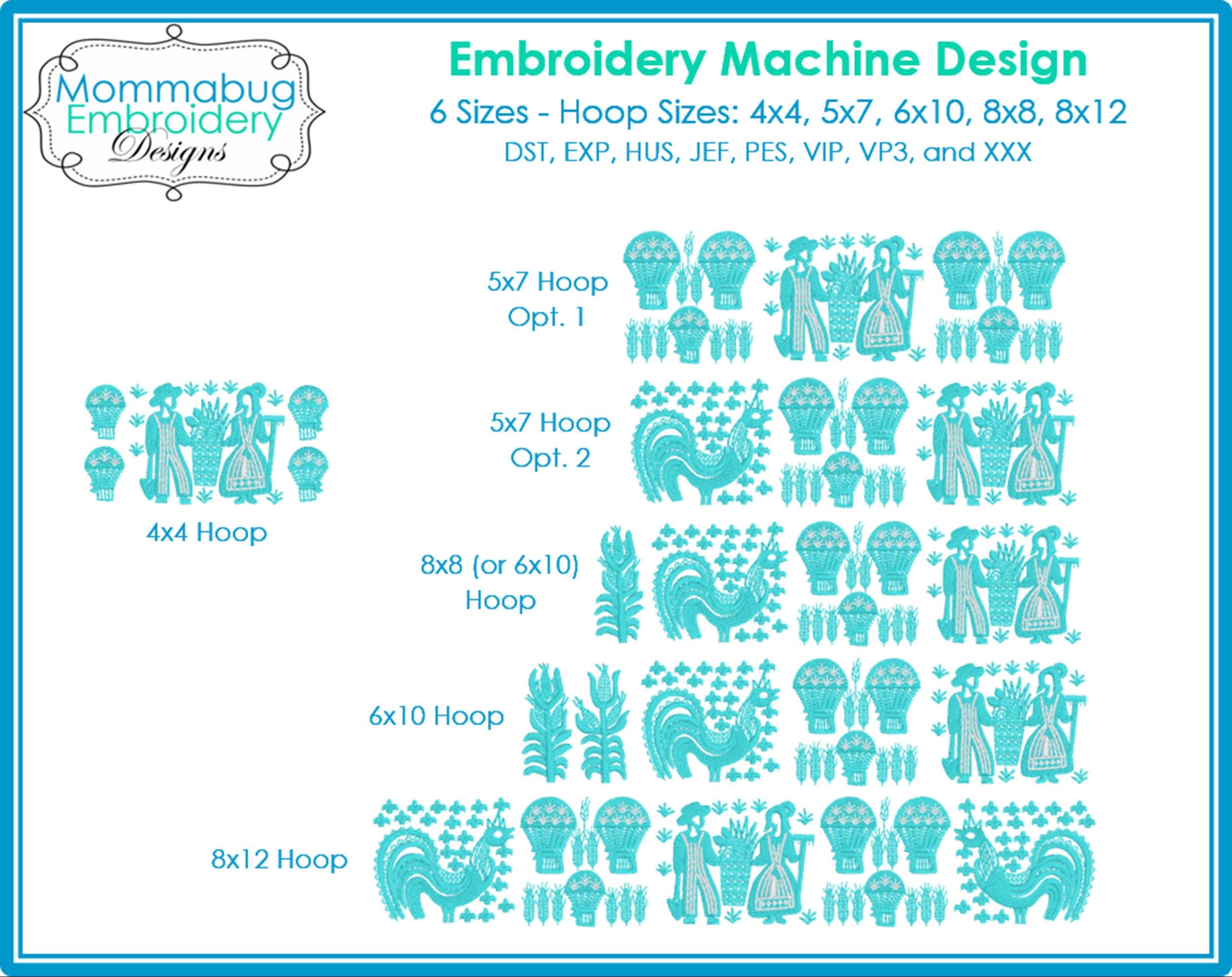 Pyrex Butterprint Design DIGITAL Embroidery Machine Desig… embroidery font sample