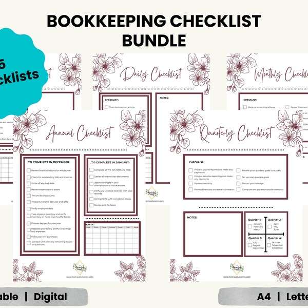 Bookkeeping - Etsy