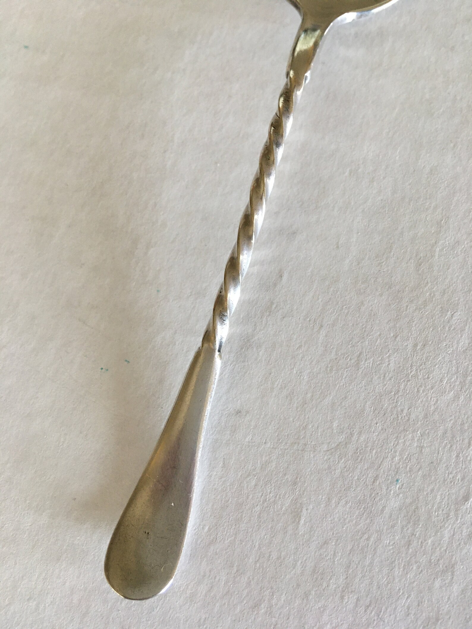 Antique 5inch Twisted Handle Silverplate Spoons by Wm. Etsy