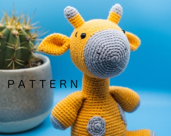 PDF PATTERN Giraffe Plushie Crochet Instructions | Beginner Amigurumi Pattern