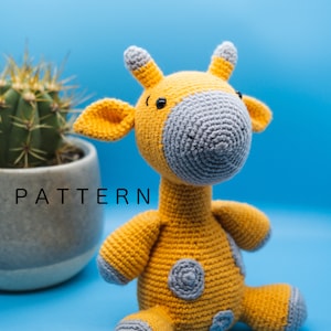 PDF MUSTER Giraffe Plushie Häkelanleitung | Anfänger Amigurumi Anleitung