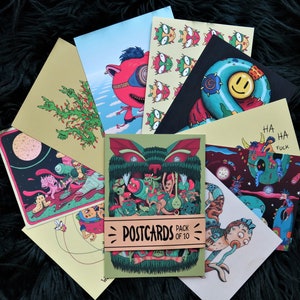 Postkarten-Set Mad Fun