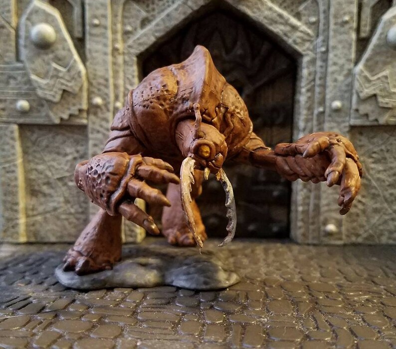 Scale Model built to order D&D Umber Hulk BUILT and painted Etsy