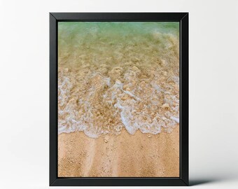 Sandy Beach Photo | Tropical Island Wall Art