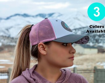 Low Ponytail Hat Etsy