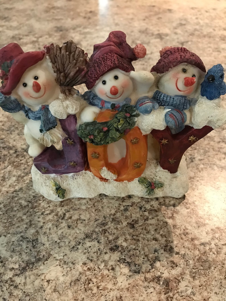 Snowmen Jubilee Giftware Figurines Etsy