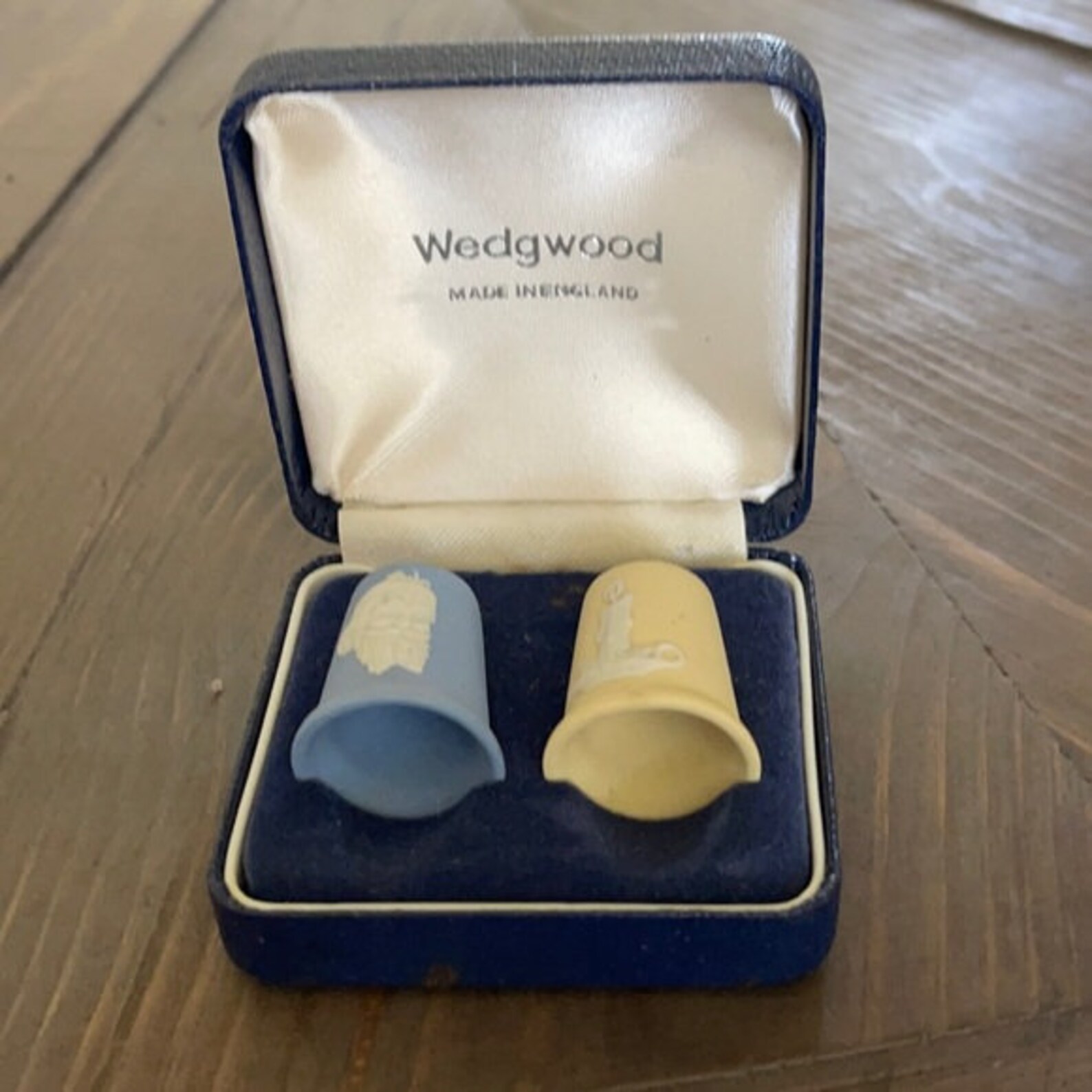 Set of 1983 Wedgwood Christmas Thimbles Etsy