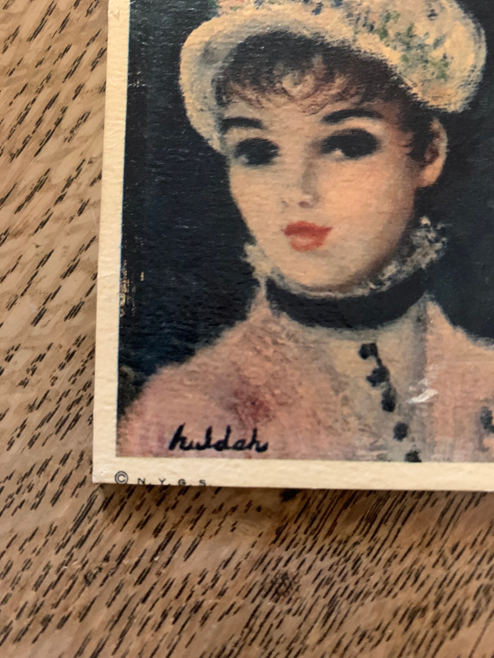 Vintage pair of Huldah prints Etsy