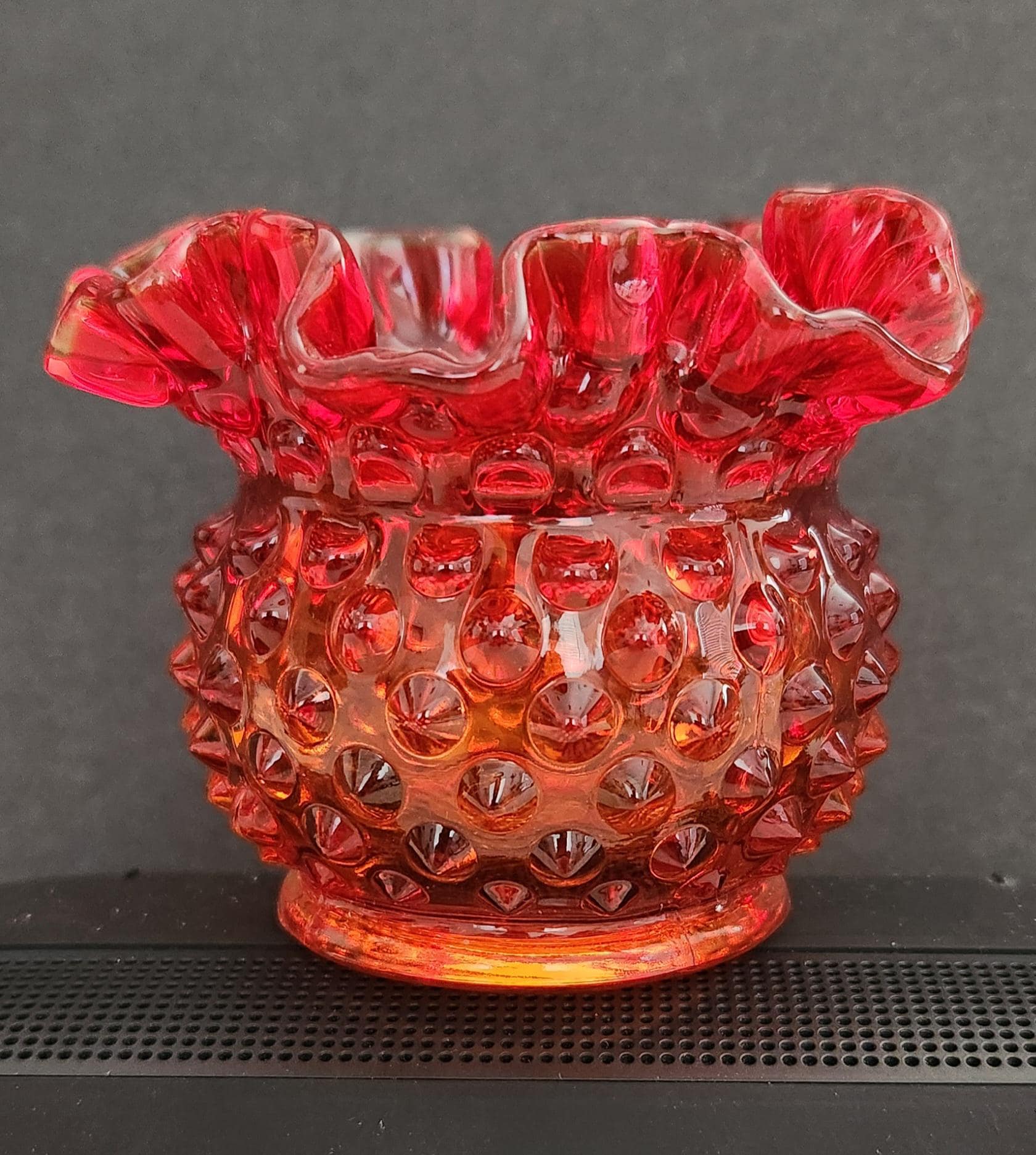 Red Fenton Glass - Etsy