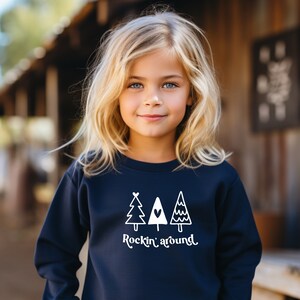 Rockin Around Christmas Tree Sweatshirt Toddler Christmas - Etsy