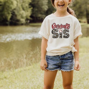 Baseball sister shirt, baseball shirt, sister gift, baseball sis tshirt, toddler baseball shirts, baseball game day shirt, baseball tshirt