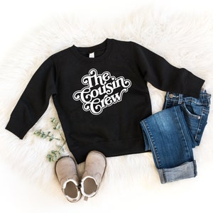 Bluza Cousin Crew, koszulki Cousin Crew, pasująca koszulka Cousin dla malucha, prezenty dla kuzynów dla dzieci, bluza dla malucha, swetry dla kuzynów