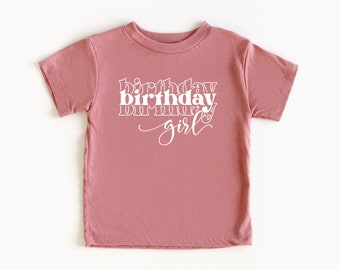 Birthday girl, girls birthday shirt, birthday girl tshirt, birthday party shirt, birthday girl outfit, toddler girl birthday shirts