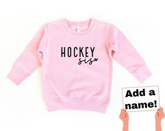 Hockey sis sweatshirt, custom hockey sister shirt, hockey sweatshirt, hockey sweater, hockey gifts, hockey shirts, hockey sister sweatshirt