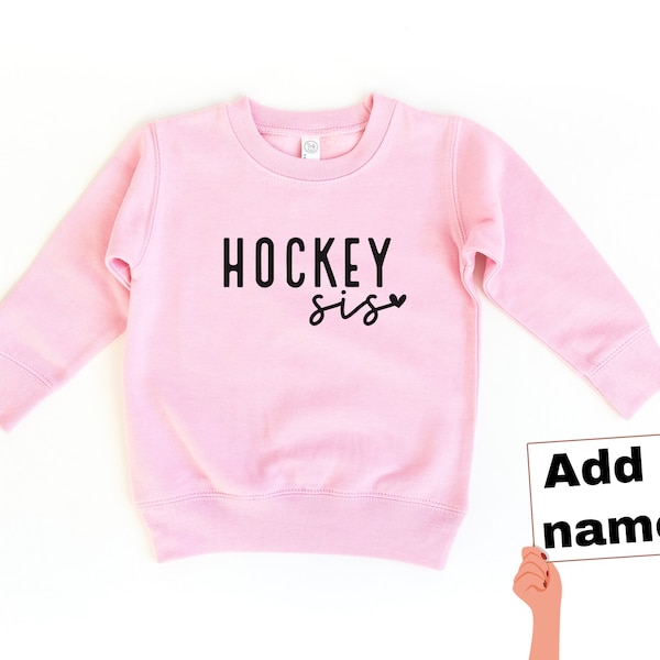 Hockey sis sweatshirt, custom hockey sister shirt, hockey sweatshirt, hockey sweater, hockey gifts, hockey shirts, hockey sister sweatshirt