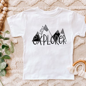 Little explorer, kids graphic tee, toddler t-shirts, shirts for kids, girls tee shirt, boys shirt, shirts for girls, shirts for boys