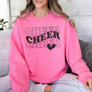 Cheer Sweatshirt, Cheerleader Geschenke, Cheer Shirts, Jubel Bekleidung, jubeln Sie das Leben, jubeln Sie den Wettbewerb, Cheerleader Shirt, jubeln Sie Geschenk, Cheerleader