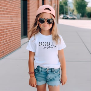 Baseball sister shirt, baseball shirt, sister gift, baseball sis tshirt, toddler baseball shirts, baseball game day shirt, baseball tshirt