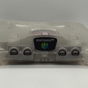 NEW Nintendo 64 N64 Limited Transparent Clear Custom Console Multi-Color LED Rare
