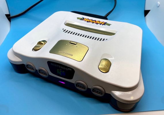 CUSTOM MODDED Nintendo 64 N64 Console Smash Themed - Etsy