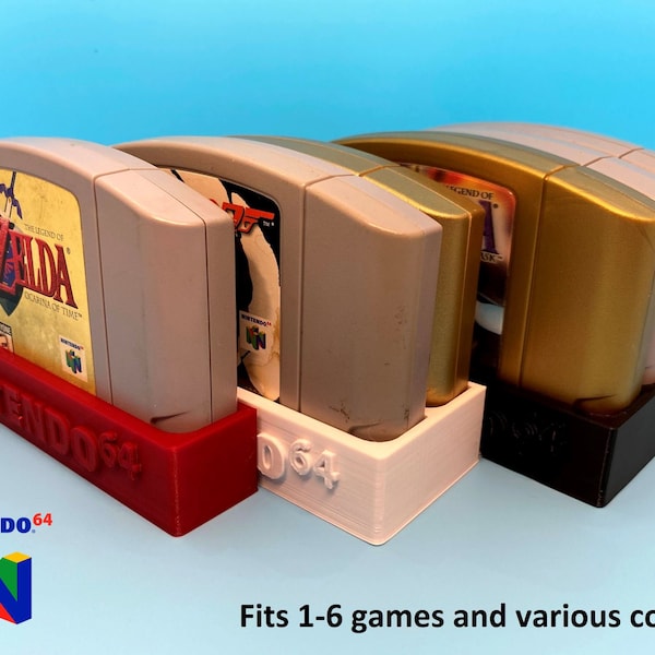 N64 NINTENDO - 1 TO 6 games fit - Cartridge Display Storage Tray