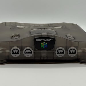 NEW Nintendo 64 N64 Limited Transparent Smoke Custom Console Multi-Color LED Rare