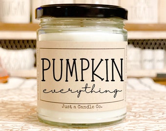 Pumpkineverything Candle Fall Scented Candles Fall Decor Halloween Decor Pumpkin Spice Lattes Autumn Candle Fall Obsessed Spooky Decor Fall