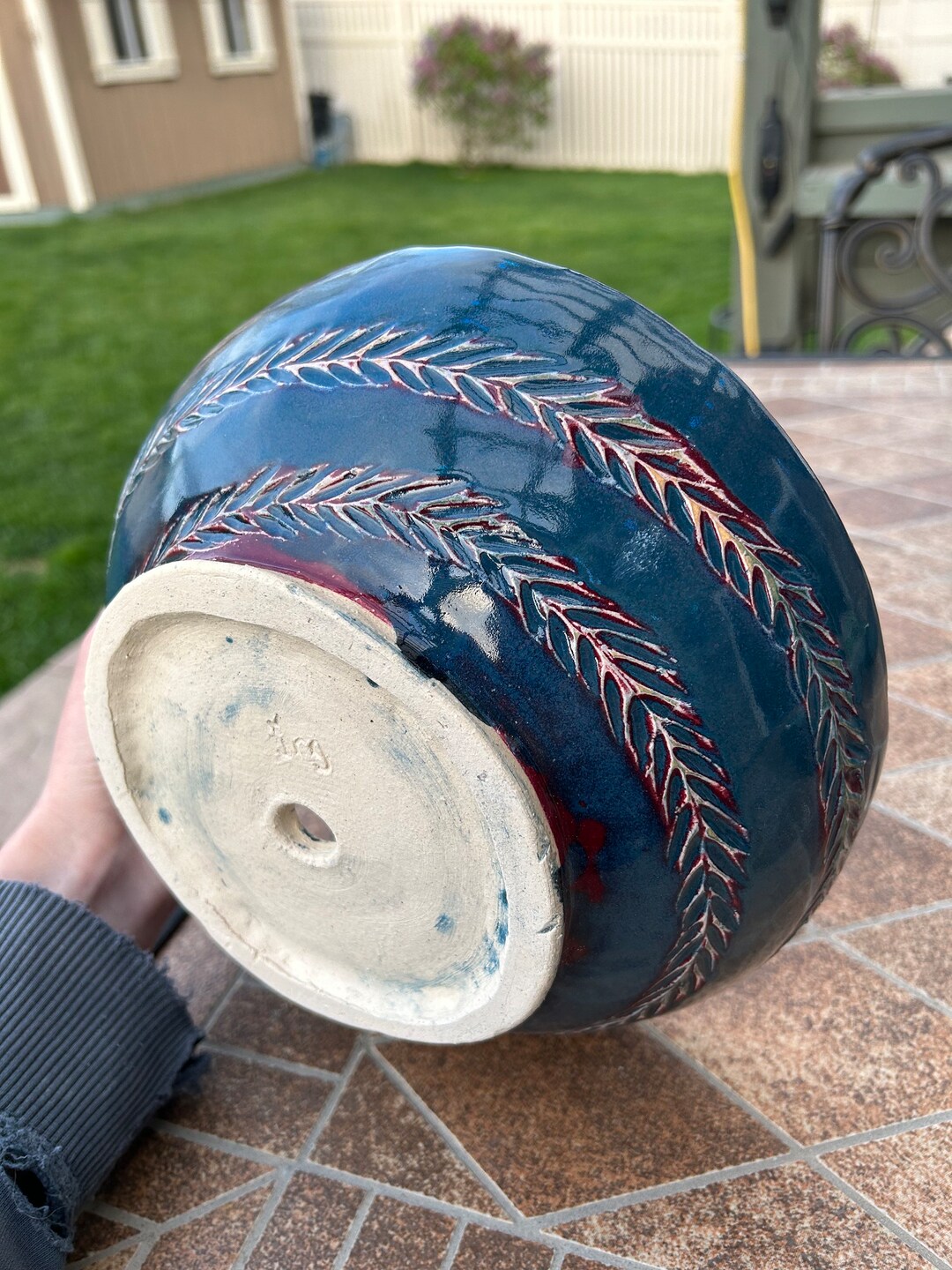 Large Ceramic Planter Bowl Etsy