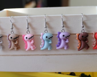 Dinosaur earrings