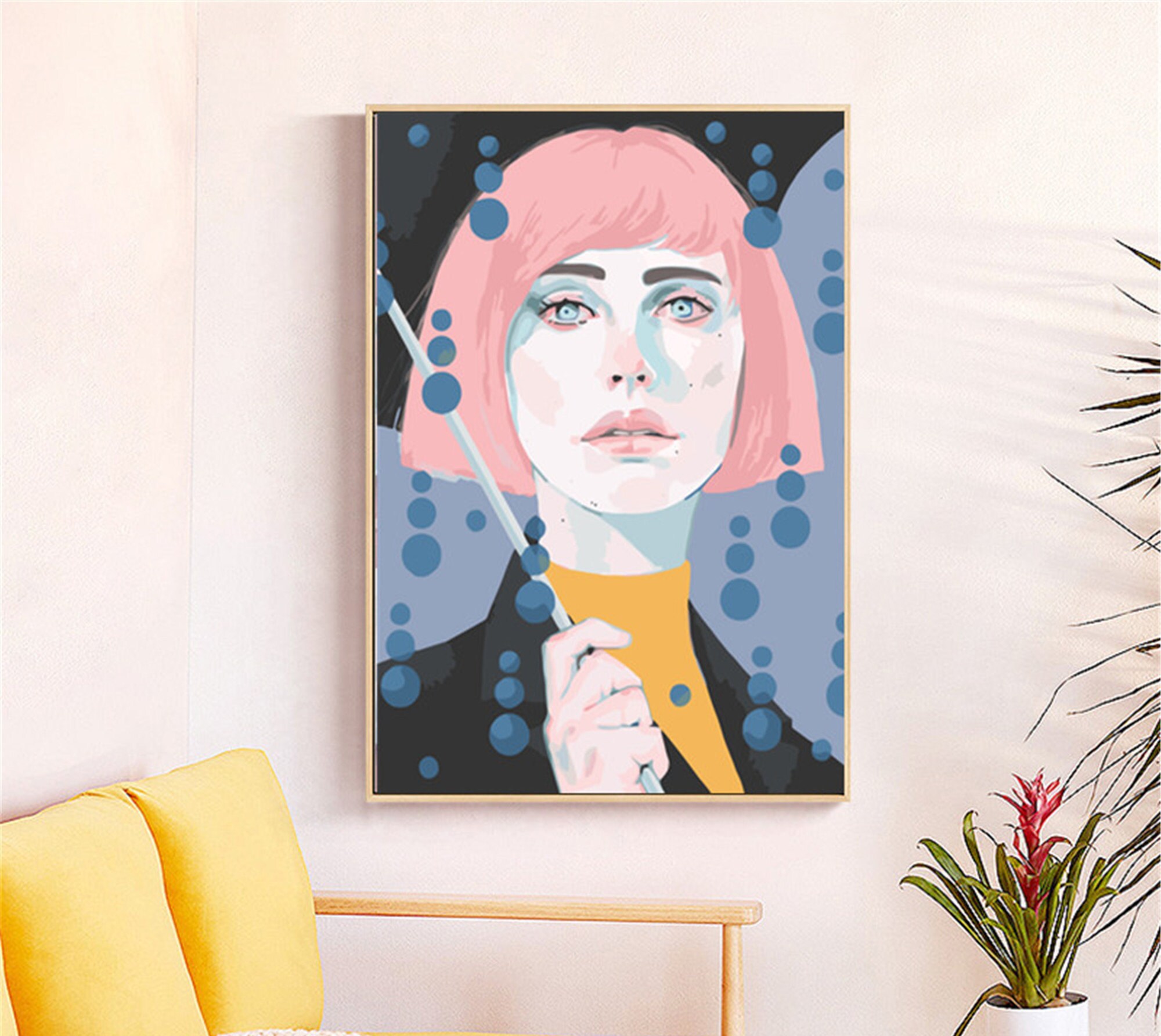 Abstract Women Paint By Number KitAbstract Paint By Number Etsy