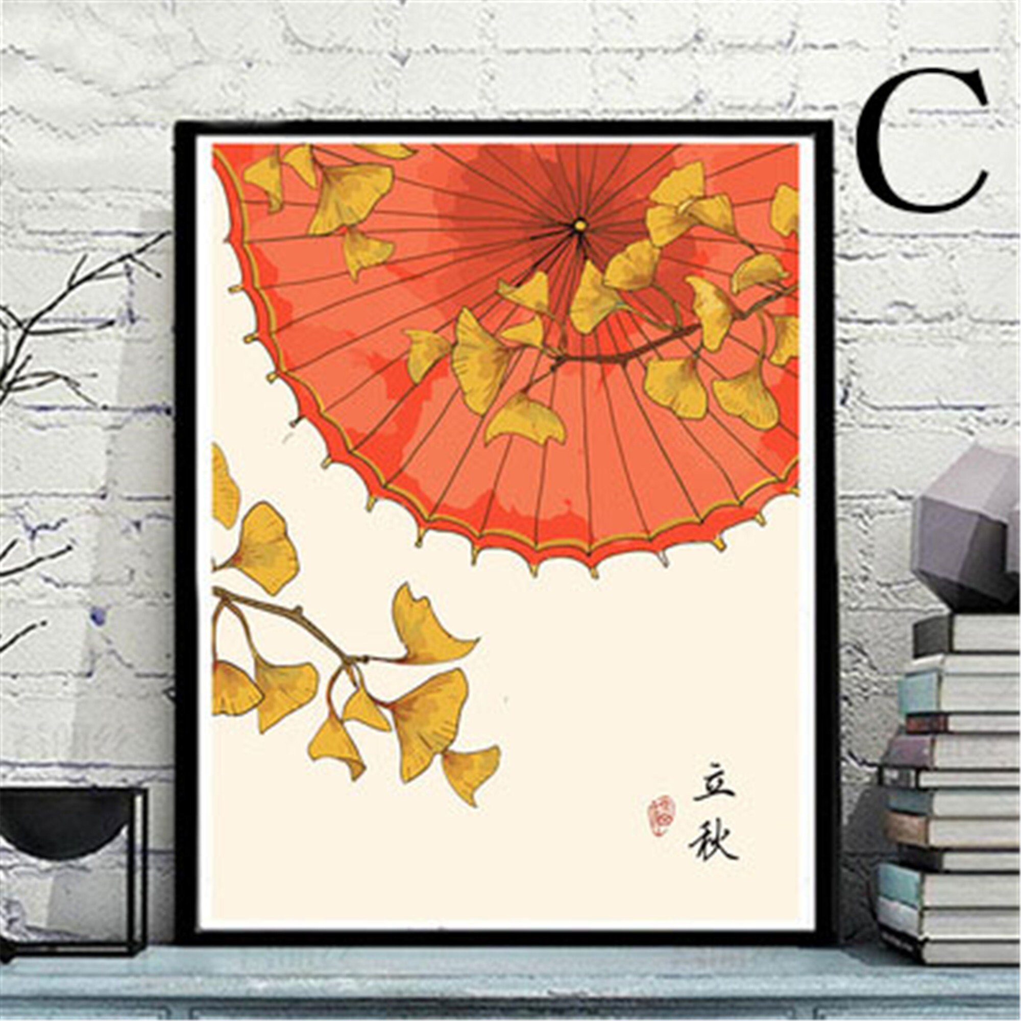 Chinese Style Paint by Number KitWithout FrameDIY Painting Etsy