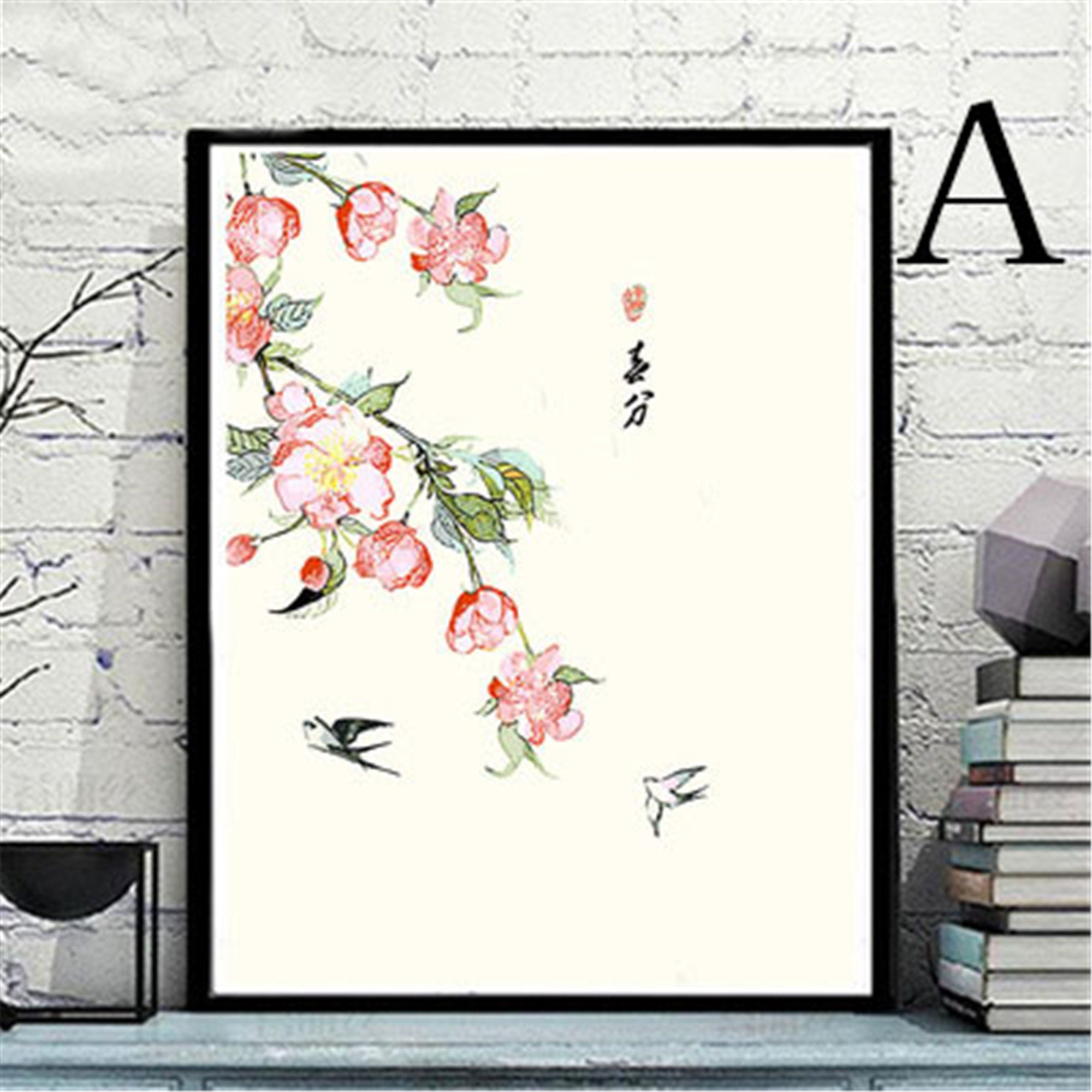 Chinese Style Paint by Number KitWithout FrameDIY Painting Etsy