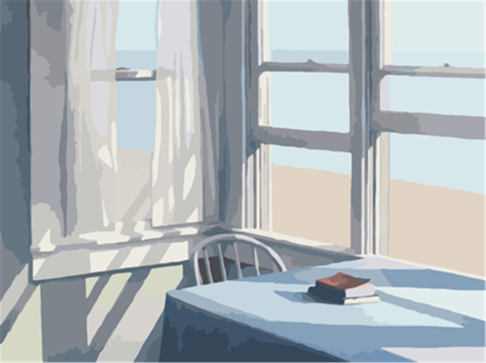 Windows Paint By Number KitModern Paint By Number KitWithout Etsy