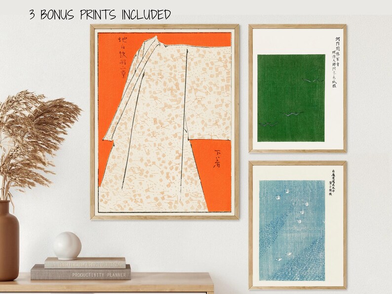 DIGITAL DOWNLOAD ! Japanese art poster vintage prints.