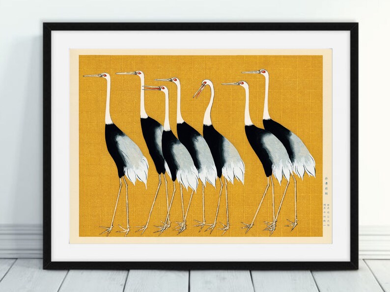 DIGITAL DOWNLOAD ! Japanese art poster vintage print.
