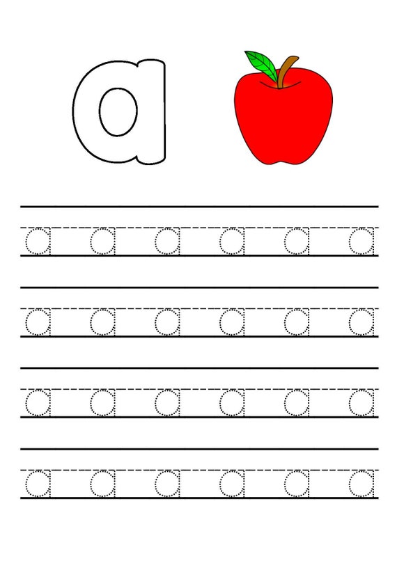 Free Printable Lowercase Alphabet Worksheets