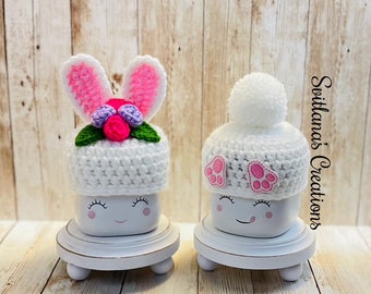 Easter Bunny Marshmallow Mug Hat | Happy Easter |  Rae Dunn | Spring Decor | Tiered Tray Decor | Summer |  Martha Stewart