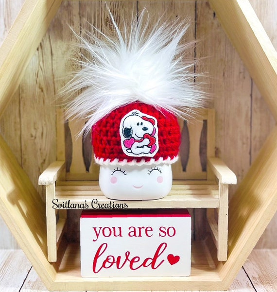 Snoopy Valentine’s Day Marshmallow Mug Hat | Rae Dunn | Fall  Decor | Tiered Tray Decor | Hearts | Spring | Rustic | Easter | Love