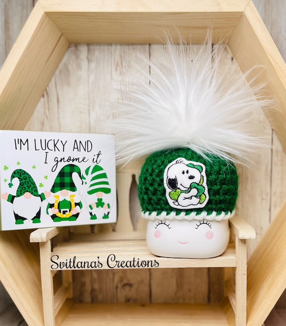 Snoopy St Patrick’s Day Marshmallow Mug Hat | Rae Dunn | Fall  Decor | Tiered Tray Decor | Hearts | Spring | Rustic | Easter | Love
