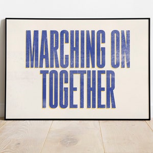 Leeds United Print - Typographic Poster - Football Gifts For Men - Sport Wall Art