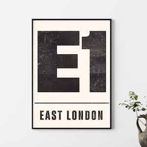 Personalised Print - Postcode Poster - Area Wall Art - Wall Decor - Gift Idea