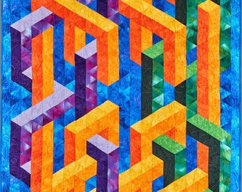 Quaternity Quilt Kit and Stunning 3D Quilts book