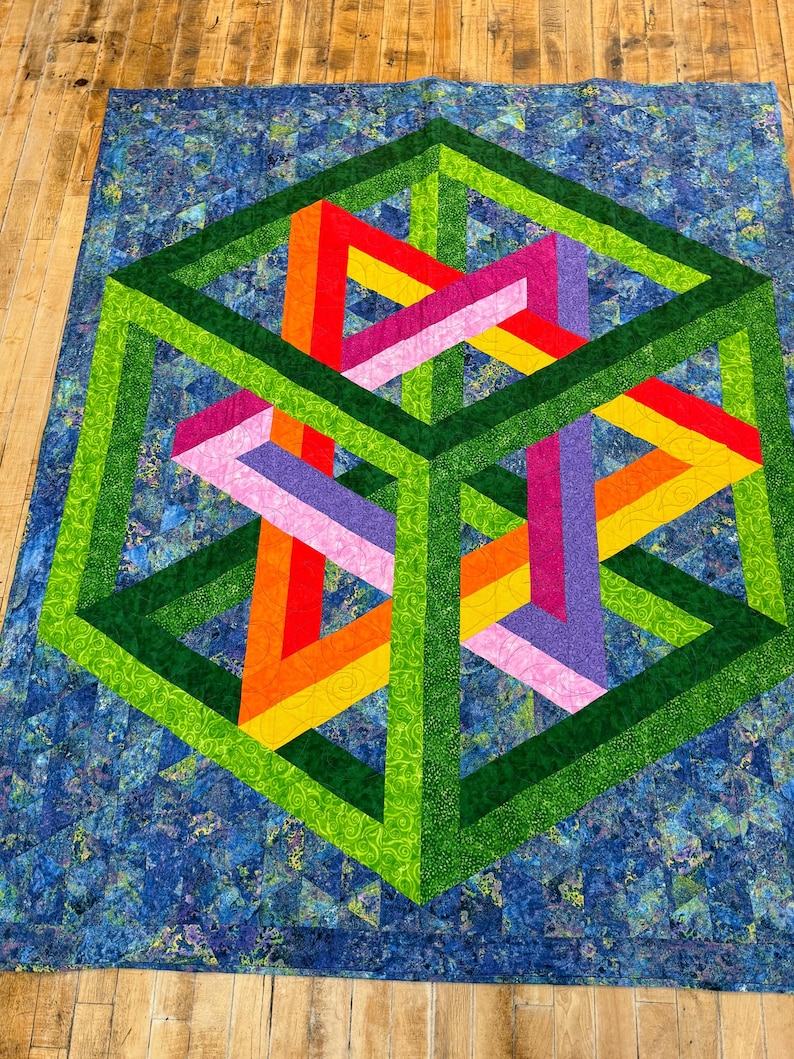 Starbox 3D Quilt Pattern Digital Download - Etsy Australia