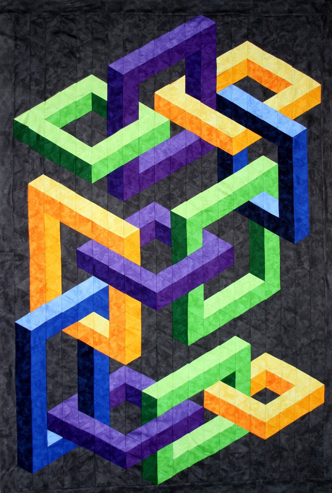 New to etsy!! Chainlinks quilt Kit and book