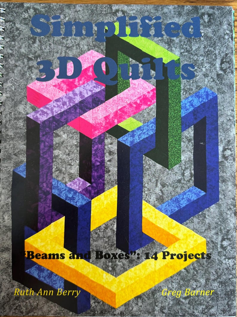 Simplified 3D Quilts Pattern Book - 14 Projects - Etsy
